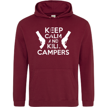 Keep Calm and Kill Campers JH Hoodie - Bordeaux