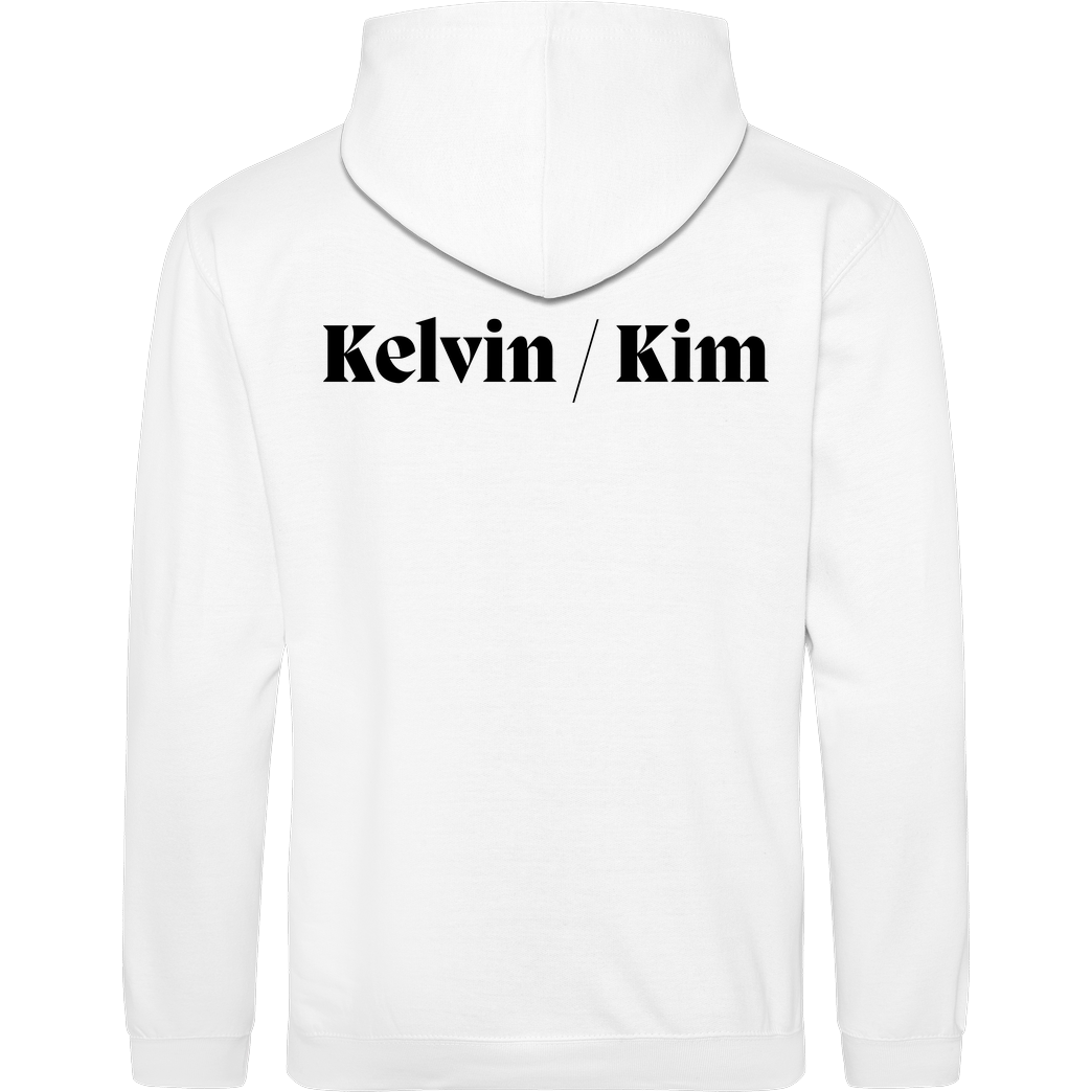 Kelvin und Marvin Kelvin und Kim - Ganz Sanft (Pocket) Sweatshirt JH Hoodie - Weiß