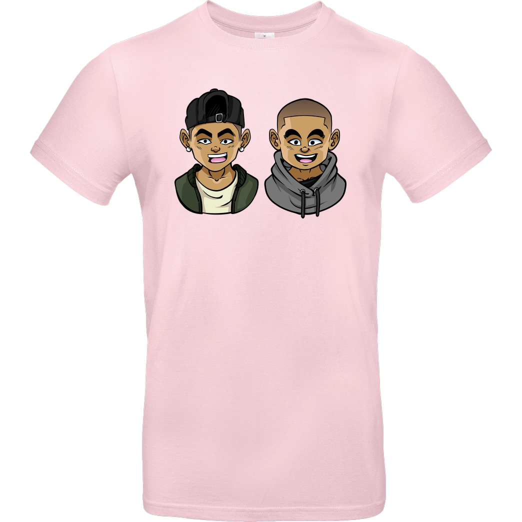 Kelvin und Marvin Kelvin und Marvin - Character T-Shirt B&C EXACT 190 - Light Pink