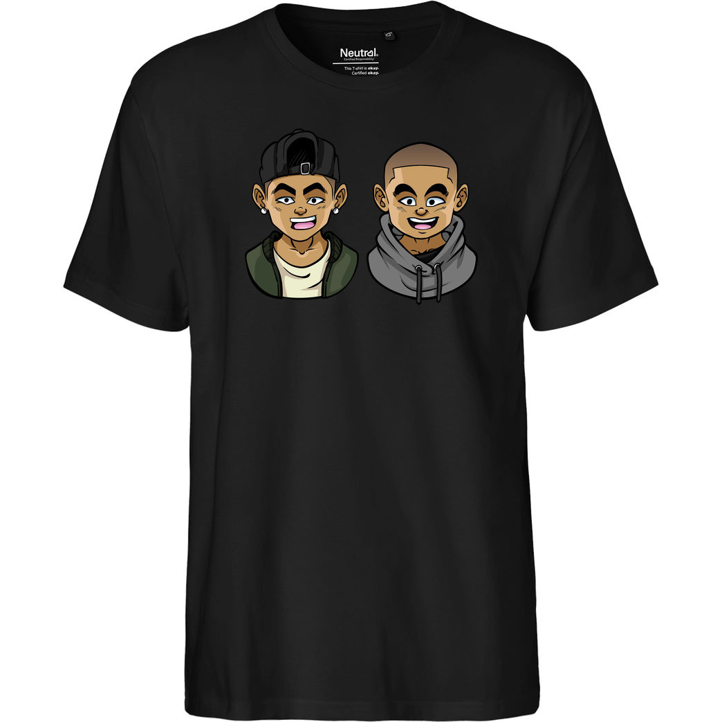 Kelvin und Marvin Kelvin und Marvin - Character T-Shirt Fairtrade T-Shirt - black