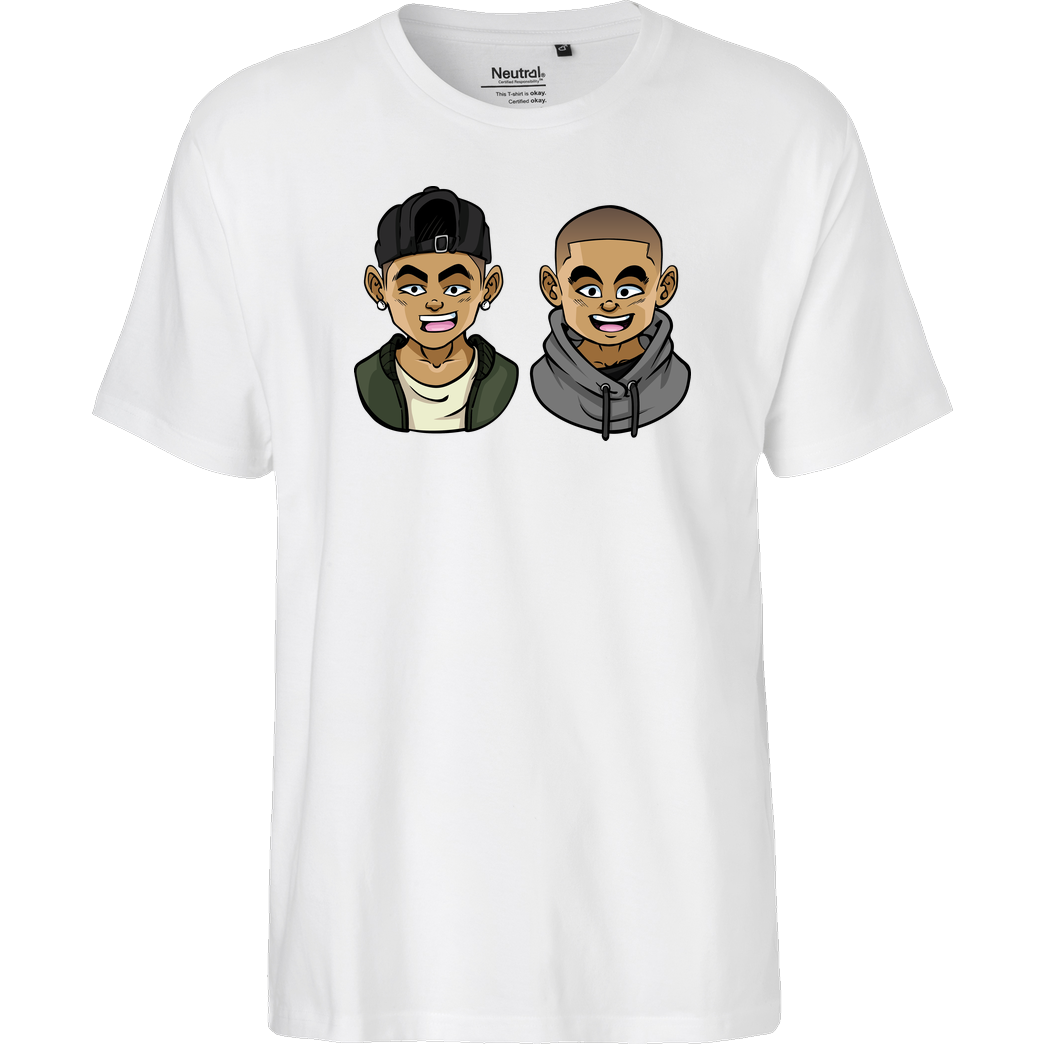Kelvin und Marvin Kelvin und Marvin - Character T-Shirt Fairtrade T-Shirt - white