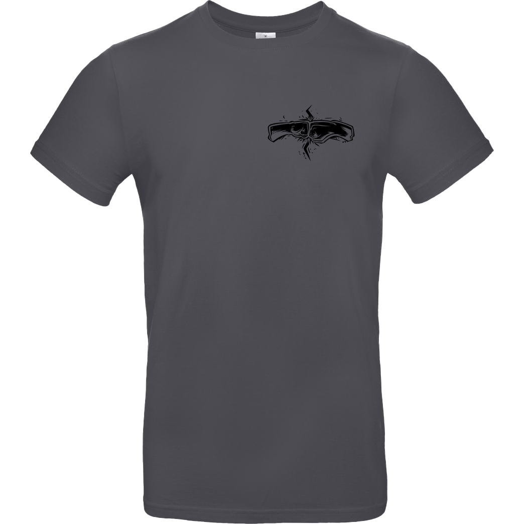 Kelvin und Marvin Kelvin und Marvin - Fäuste T-Shirt B&C EXACT 190 - Dark Grey