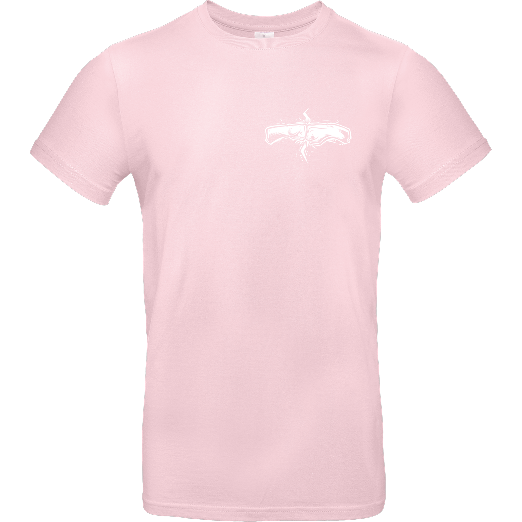 Kelvin und Marvin Kelvin und Marvin - Fäuste T-Shirt B&C EXACT 190 - Light Pink