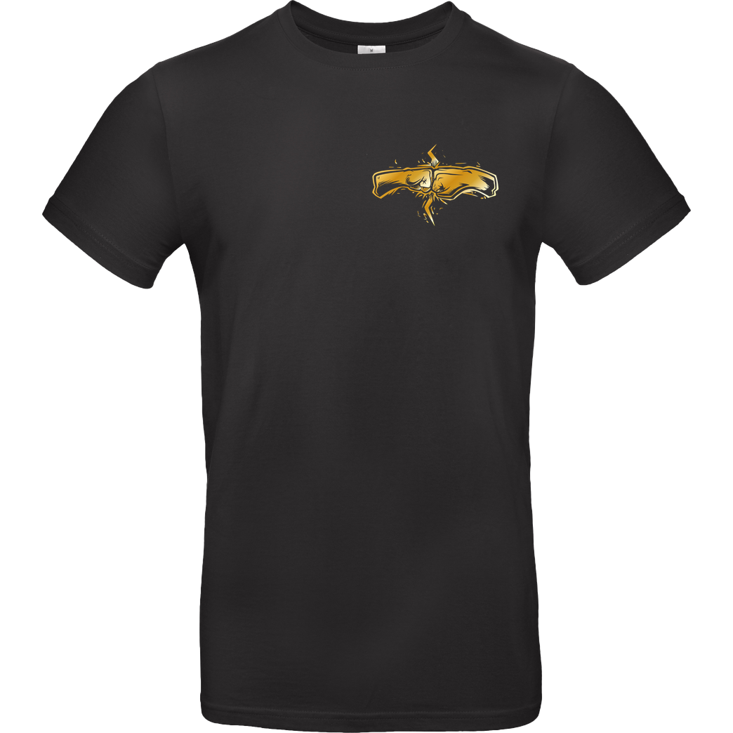 Kelvin und Marvin Kelvin und Marvin - Fäuste T-Shirt T-Shirt B&C EXACT 190 - Black
