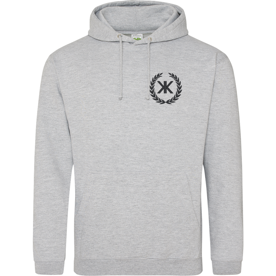 KenkiX KenkiX - Embroidered Logo Sweatshirt JH Hoodie - Heather Grey