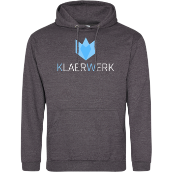 Klaerwerk Community - Logo JH Hoodie - Dark heather grey