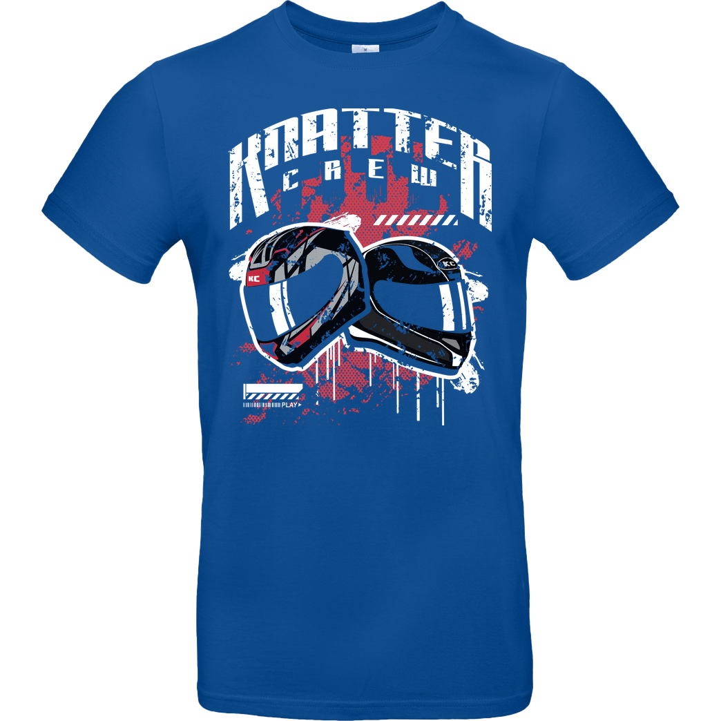 Knattercrew Knattercrew - Streetwear Edition T-Shirt B&C EXACT 190 - Royal Blue