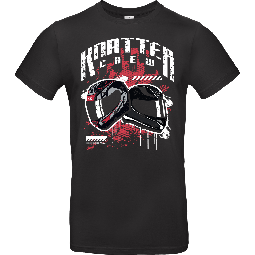 Knattercrew Knattercrew - Streetwear Edition T-Shirt B&C EXACT 190 - Black