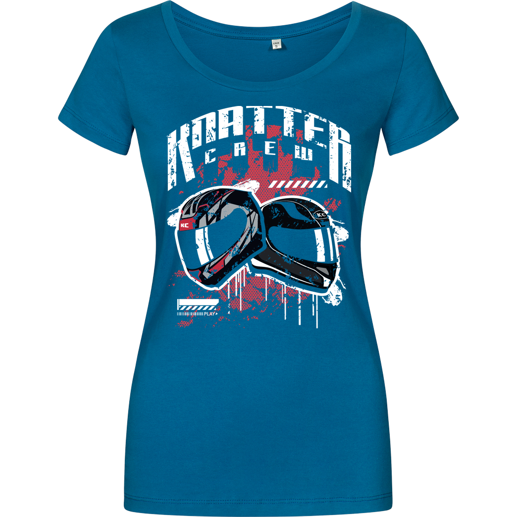 Knattercrew Knattercrew - Streetwear Edition T-Shirt Girlshirt petrol