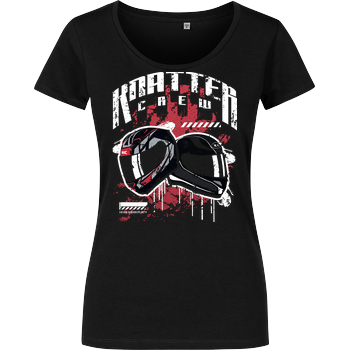 Knattercrew - Streetwear Edition Girlshirt schwarz