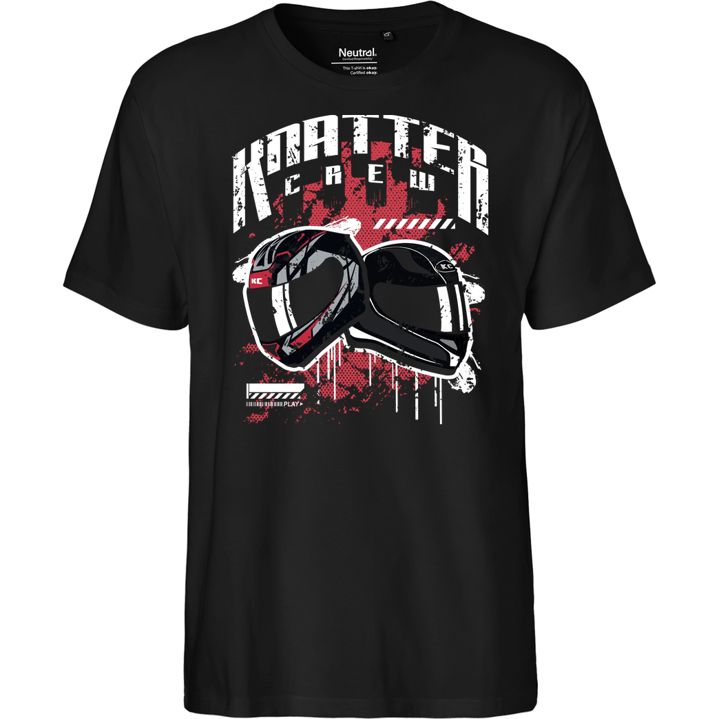 Knattercrew Knattercrew - Streetwear Edition T-Shirt Fairtrade T-Shirt - black