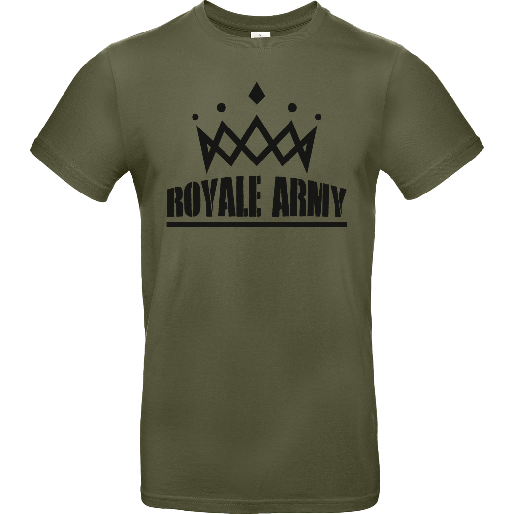 Krench Royale Krench - Royale Army T-Shirt B&C EXACT 190 - Khaki