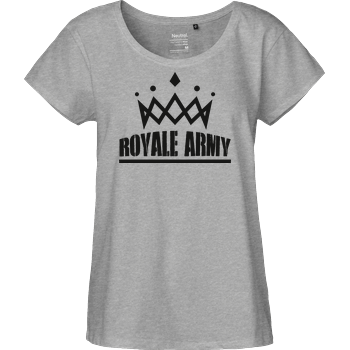 Krench - Royale Army Fairtrade Loose Fit Girlie - heather grey