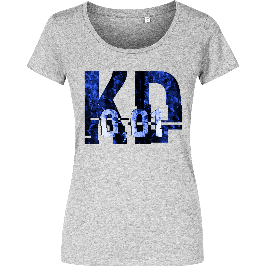 Krench Royale Krencho - Blue Matter T-Shirt Girlshirt heather grey