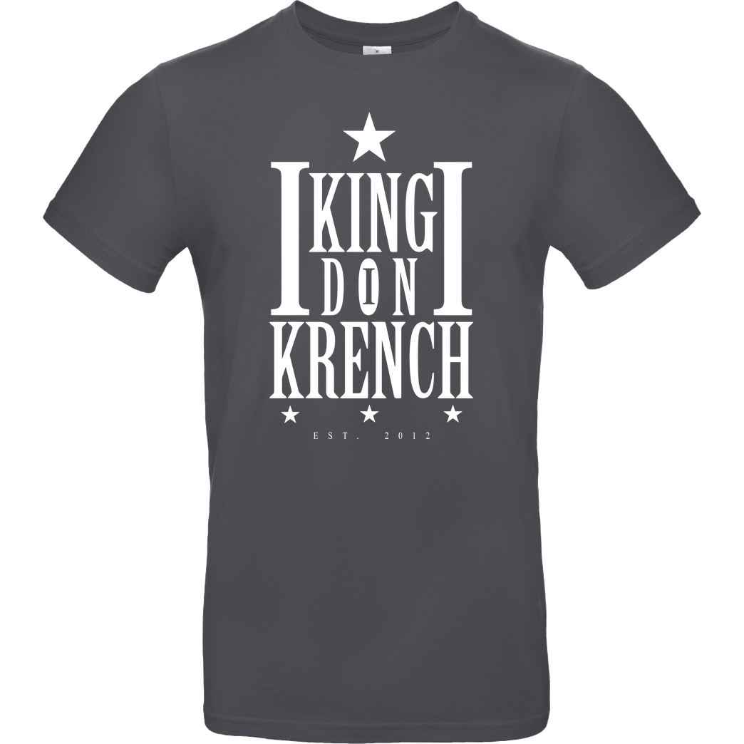 Krench Royale Krencho - Don Krench T-Shirt B&C EXACT 190 - Dark Grey