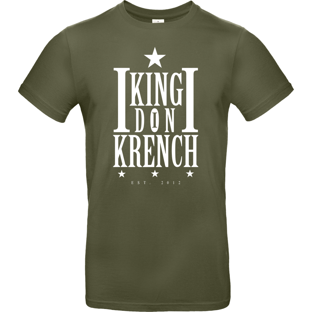 Krench Royale Krencho - Don Krench T-Shirt B&C EXACT 190 - Khaki