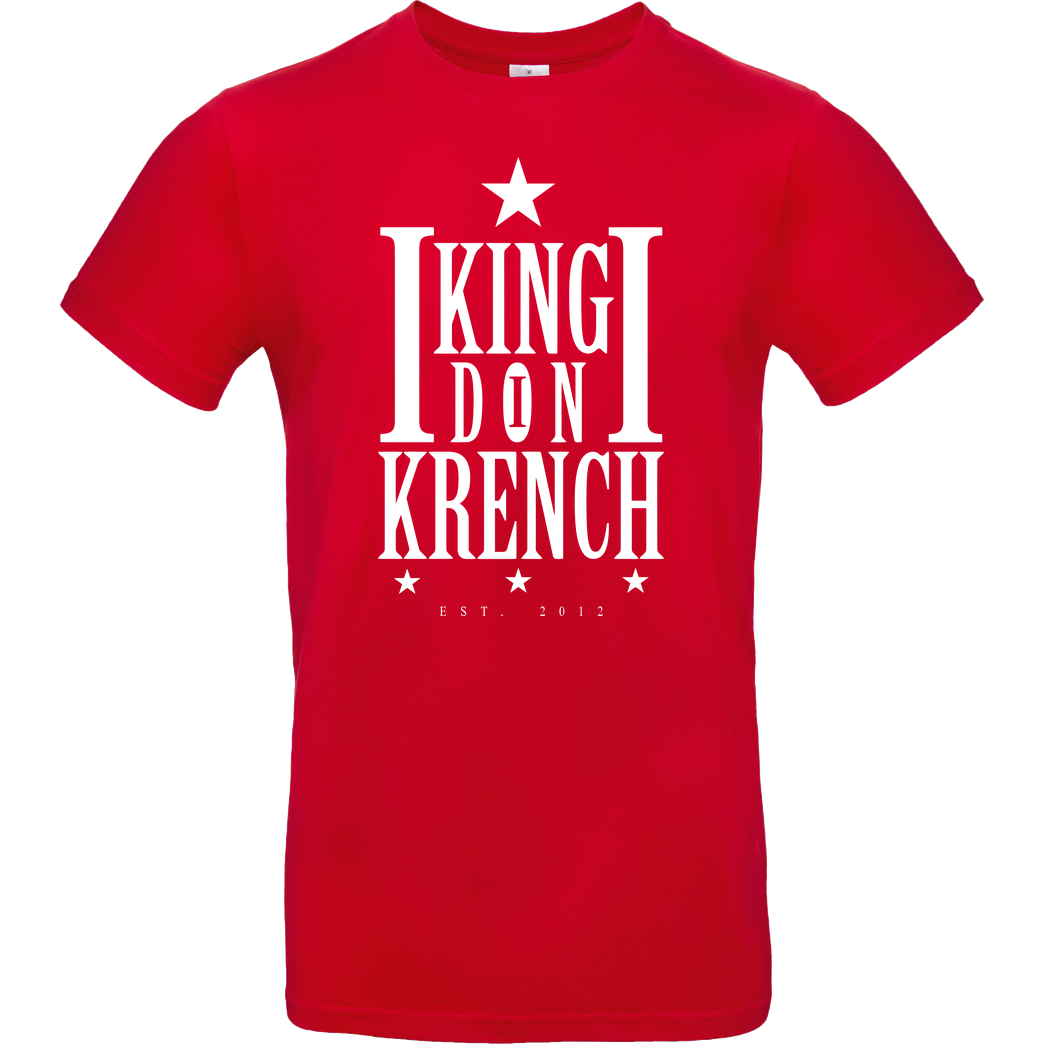 Krench Royale Krencho - Don Krench T-Shirt B&C EXACT 190 - Red