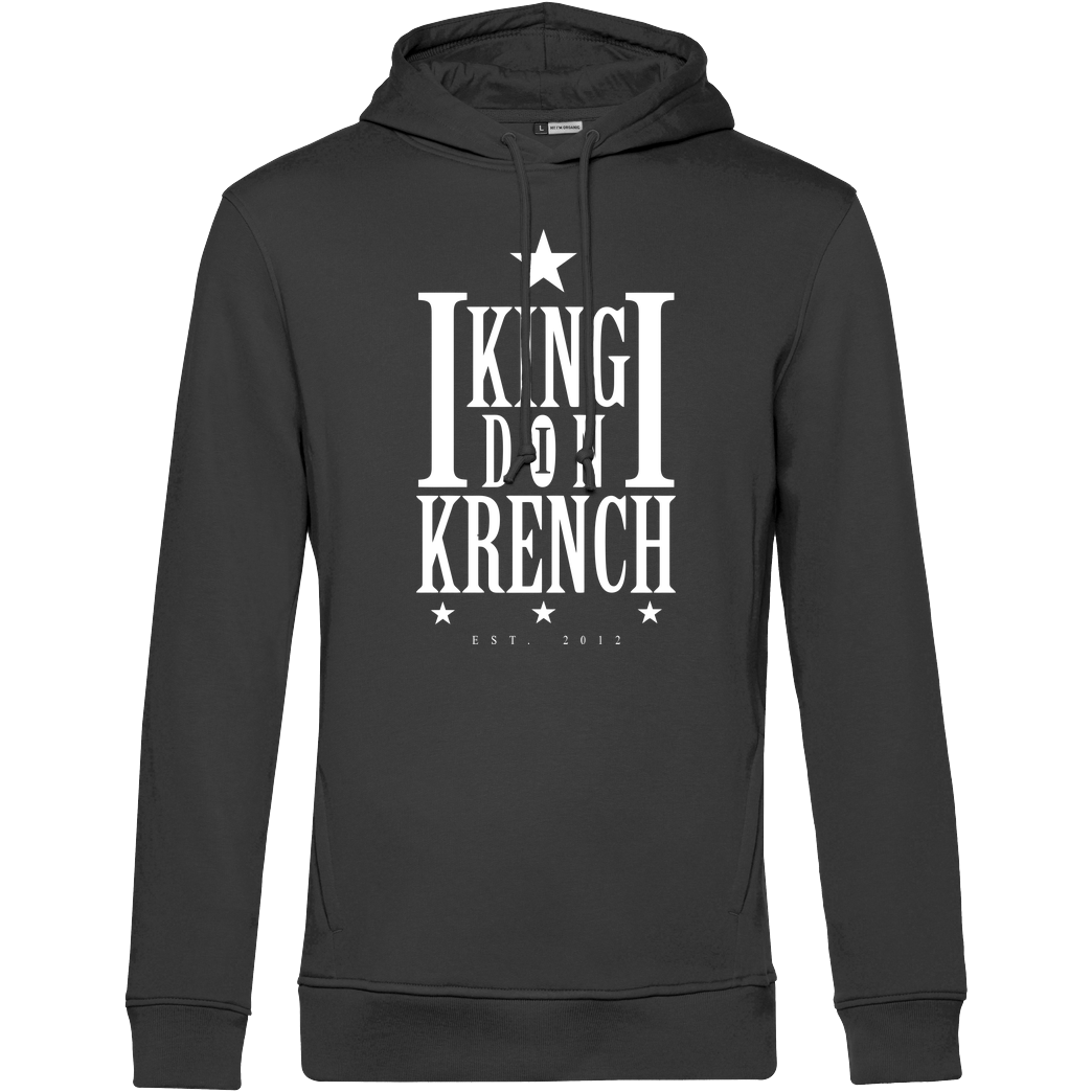 Krench Royale Krencho - Don Krench Sweatshirt B&C HOODED INSPIRE - black