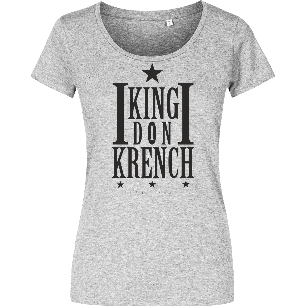 Krench Royale Krencho - Don Krench T-Shirt Girlshirt heather grey