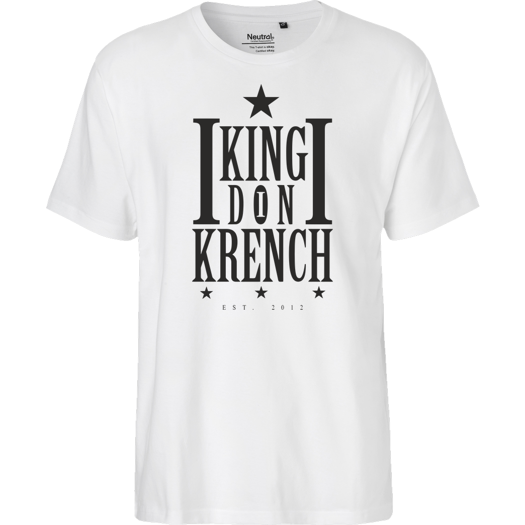 Krench Royale Krencho - Don Krench T-Shirt Fairtrade T-Shirt - white