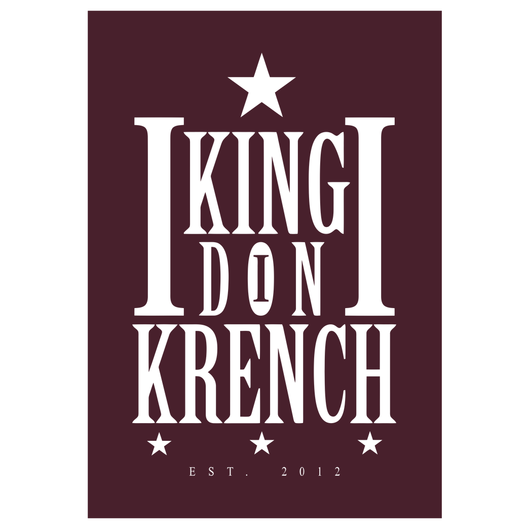 Krench Royale Krencho - Don Krench Druck Art Print burgundy