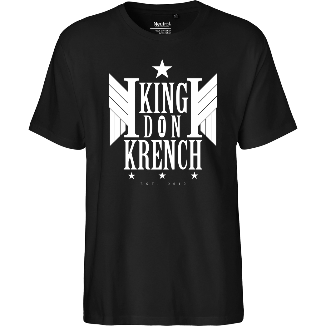 Krench Royale Krencho - Don Krench Wings T-Shirt Fairtrade T-Shirt - black