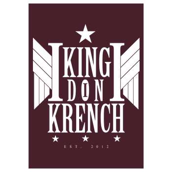 Krencho - Don Krench Wings Art Print burgundy