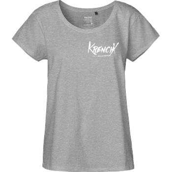 Krencho - KrenchX Fairtrade Loose Fit Girlie - heather grey