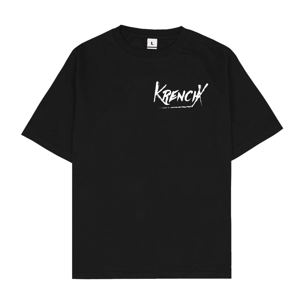 Krench Royale Krencho - KrenchX T-Shirt Oversize T-Shirt - Black