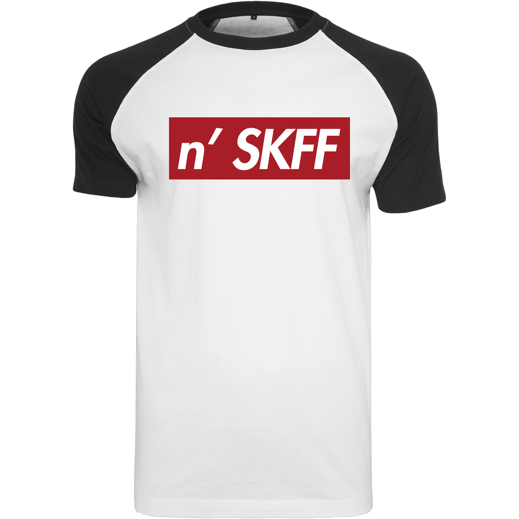 Krench Royale Krencho - NSKAFF T-Shirt Raglan Tee white