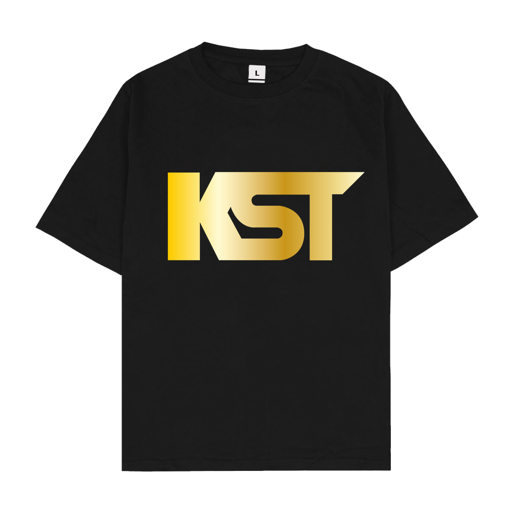 KsTBeats KsTBeats - KST T-Shirt Oversize T-Shirt - Black