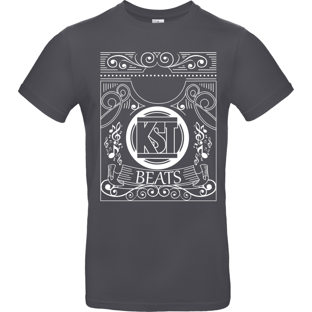 KsTBeats KsTBeats - Oldschool T-Shirt B&C EXACT 190 - Dark Grey