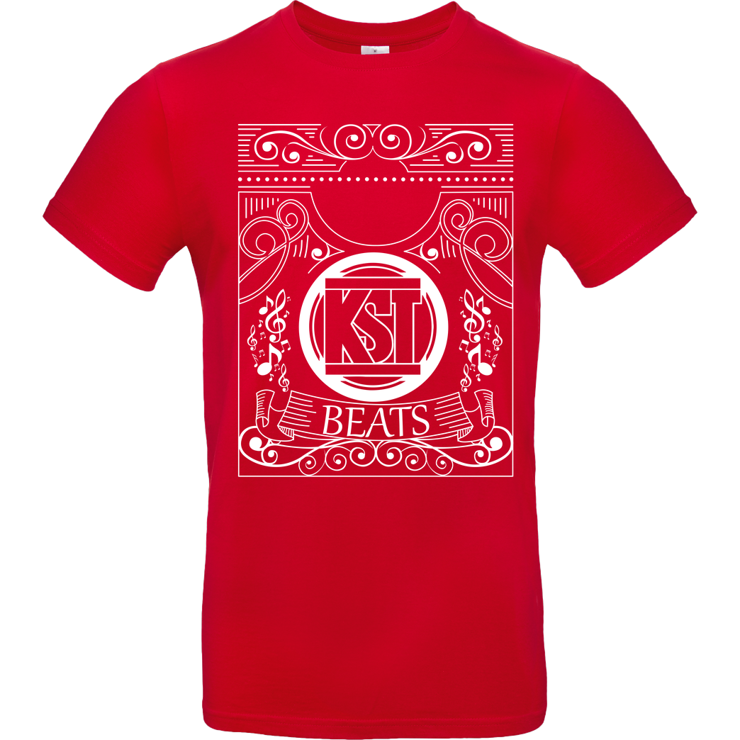 KsTBeats KsTBeats - Oldschool T-Shirt B&C EXACT 190 - Red