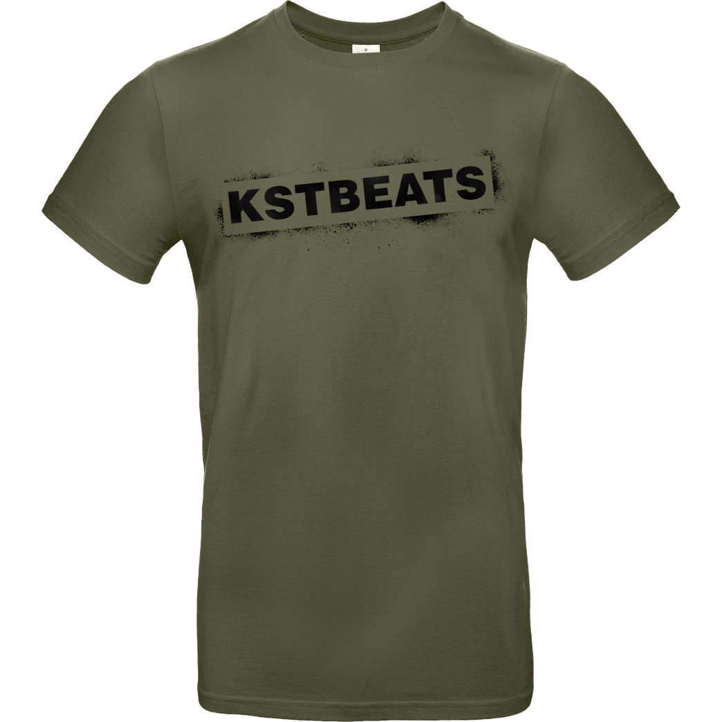 KsTBeats KsTBeats - Splatter T-Shirt B&C EXACT 190 - Khaki