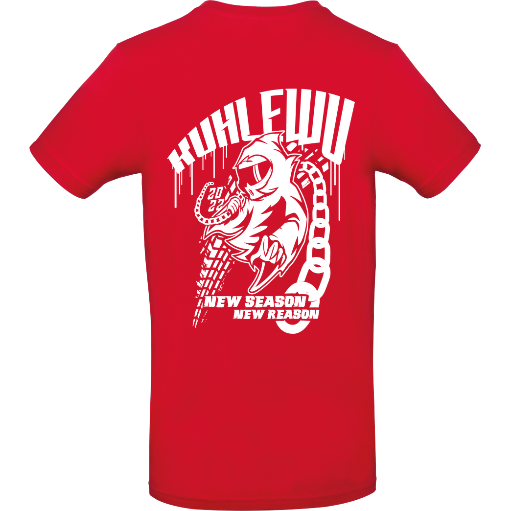 Kuhlewu Kuhlewu - New Season White Edition T-Shirt B&C EXACT 190 - Red