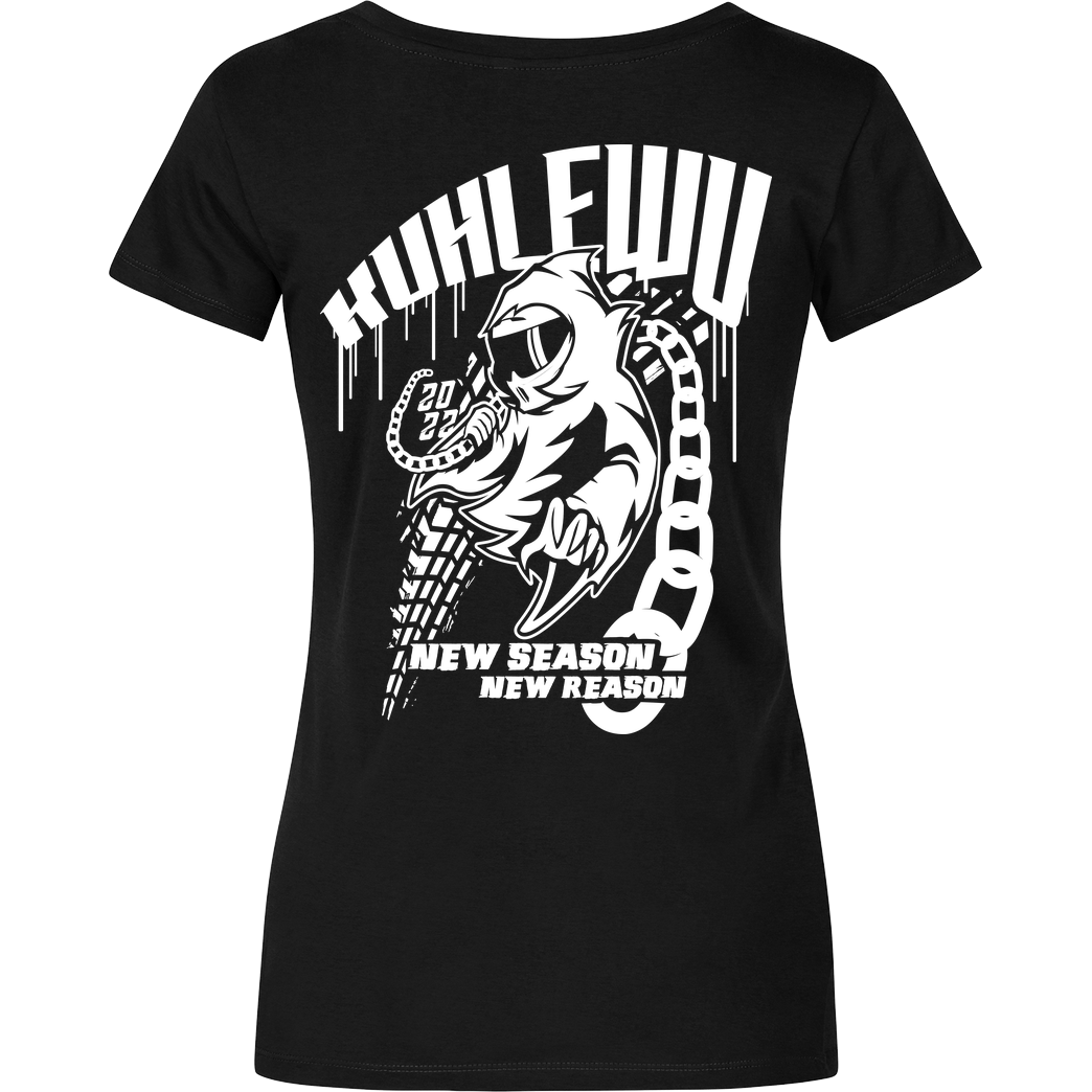 Kuhlewu Kuhlewu - New Season White Edition T-Shirt Girlshirt schwarz