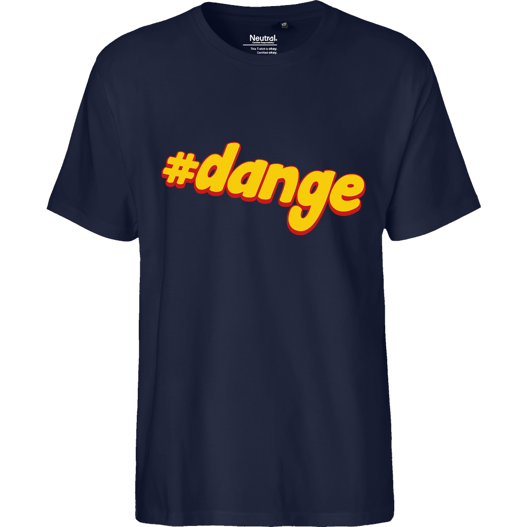 Kunga Kunga - #dange T-Shirt Fairtrade T-Shirt - navy