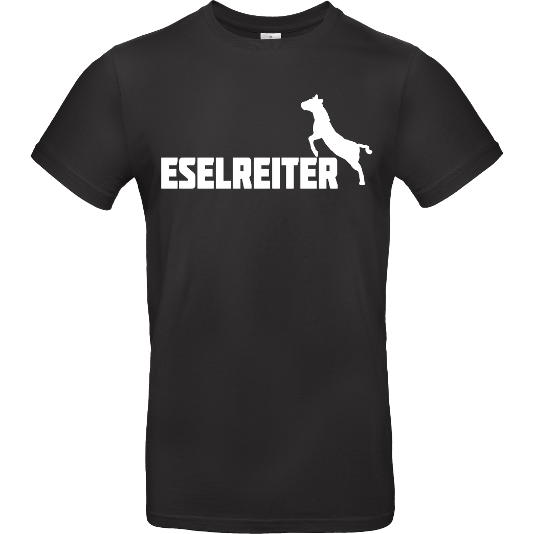 Kunga Kunga - Eselreiter T-Shirt B&C EXACT 190 - Black