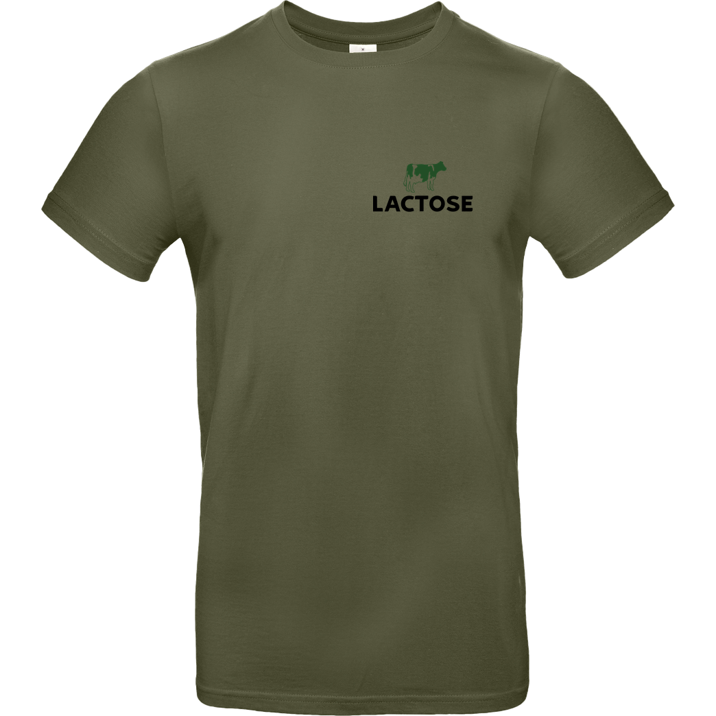 None Lactose T-Shirt B&C EXACT 190 - Khaki