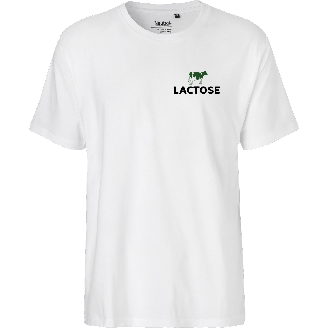 None Lactose T-Shirt Fairtrade T-Shirt - white