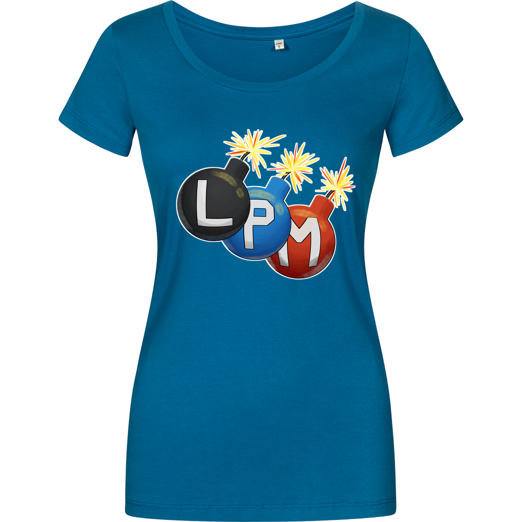 LETSPLAYmarkus LetsPlayMarkus - LPM Bomben T-Shirt Girlshirt petrol