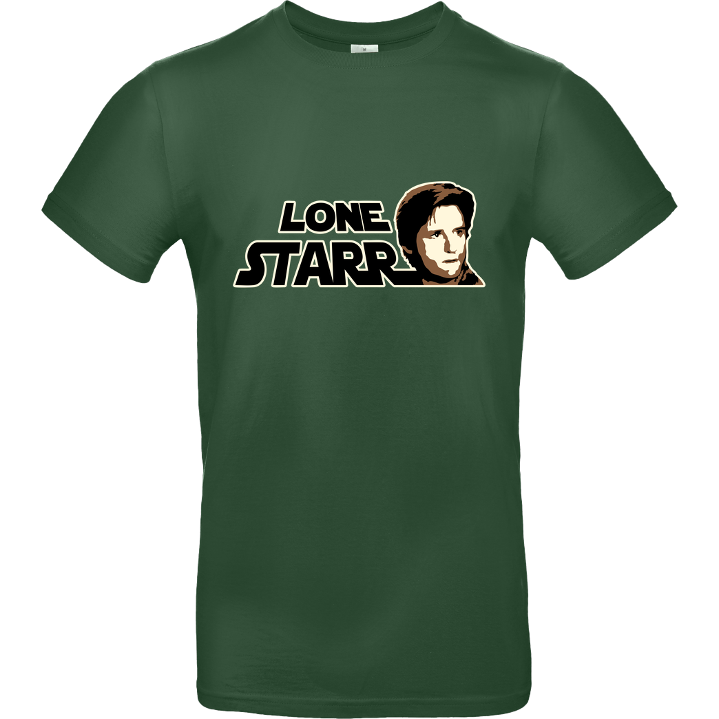 Lennart Lone Starr T-Shirt B&C EXACT 190 -  Bottle Green