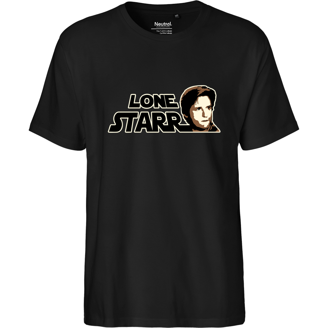 Lennart Lone Starr T-Shirt Fairtrade T-Shirt - black