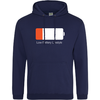 Low Battery Lifestyle JH Hoodie - Navy