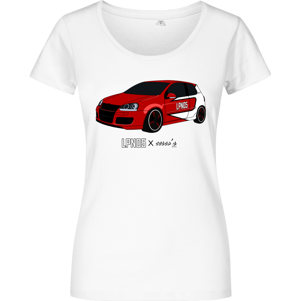 LPN05 LPN05 - Roter Baron T-Shirt Girlshirt weiss