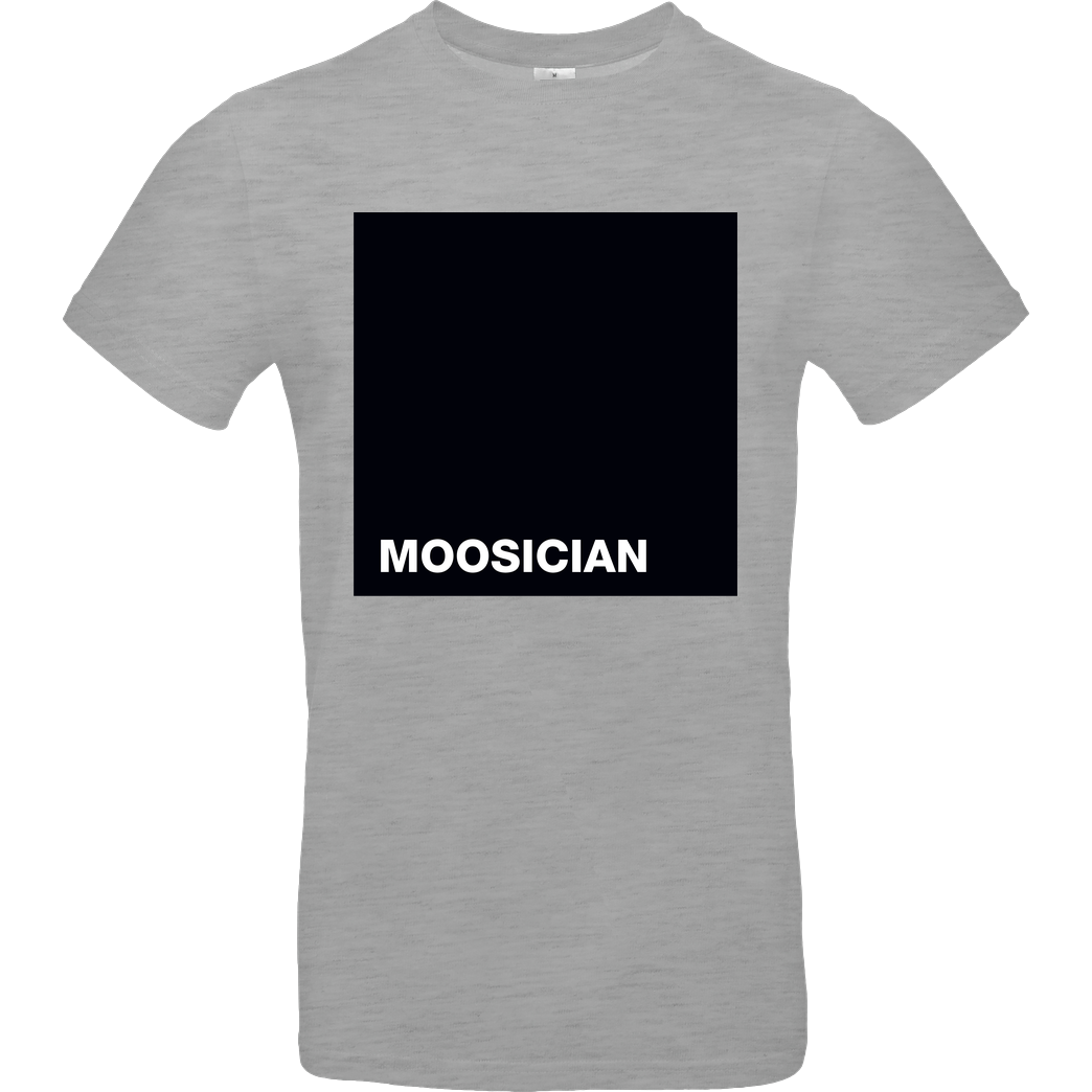 m00sician M00sician - Block T-Shirt B&C EXACT 190 - heather grey