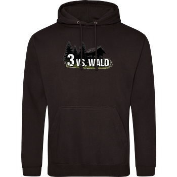 M4cm4nus - 3 vs. Wald JH Hoodie - Schwarz