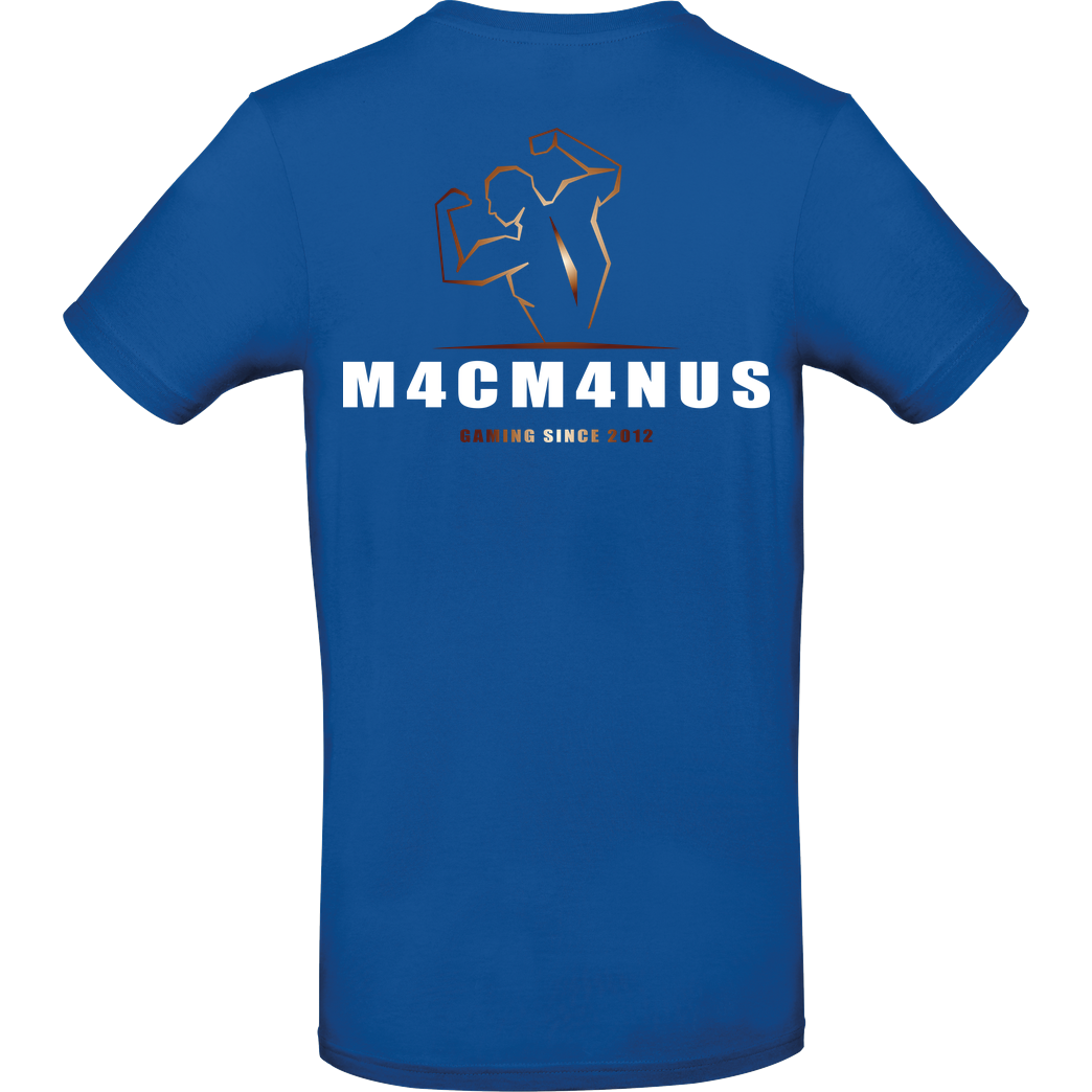 M4cM4nus M4cm4nus - Bizeps Deluxe T-Shirt B&C EXACT 190 - Royal Blue