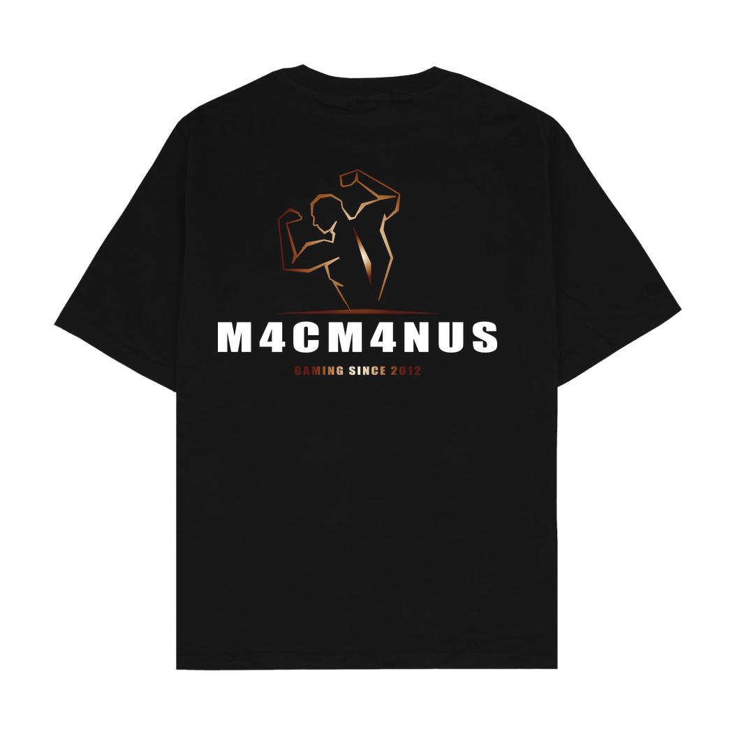 M4cM4nus M4cm4nus - Bizeps Deluxe T-Shirt Oversize T-Shirt - Black