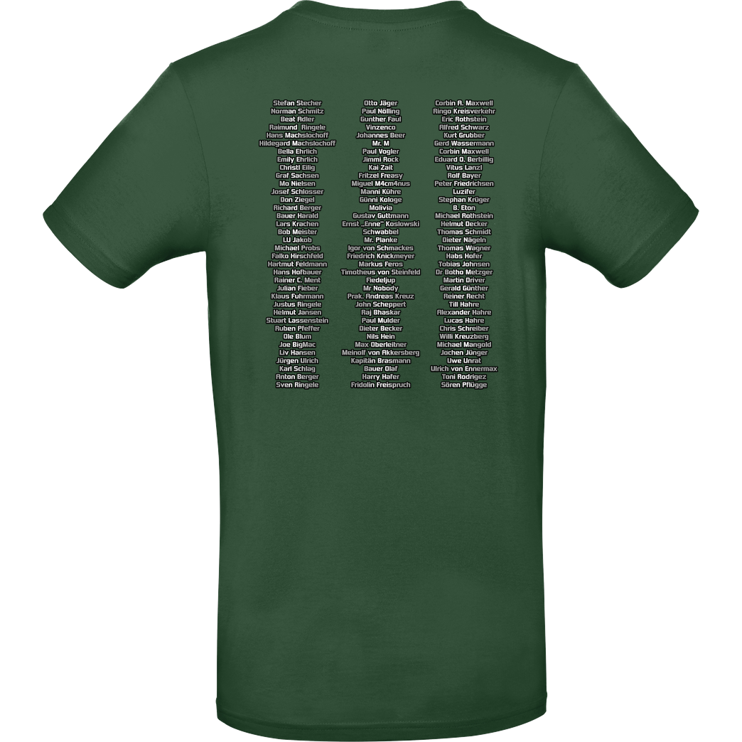 M4cM4nus M4cm4nus - In Memories T-Shirt B&C EXACT 190 -  Bottle Green